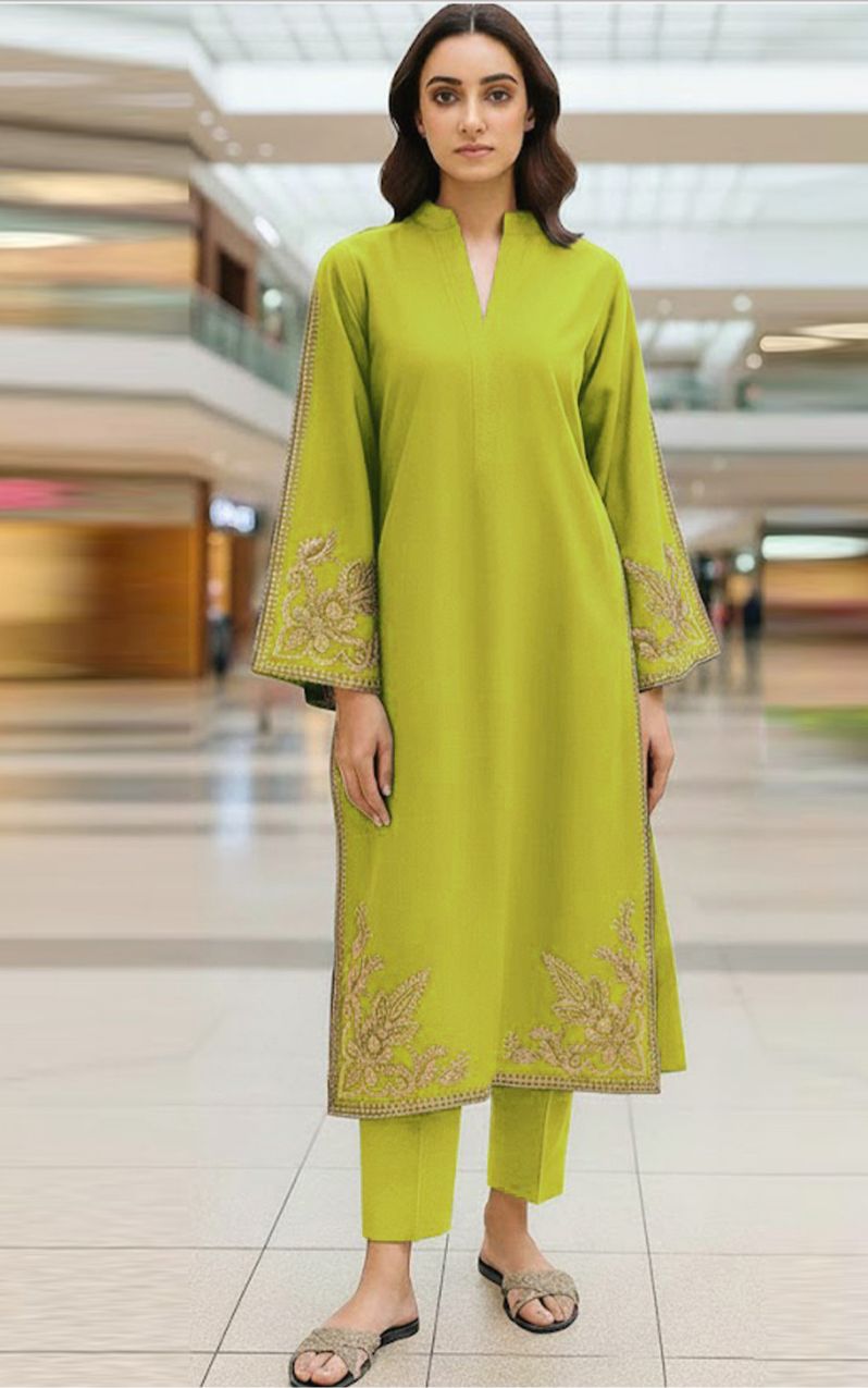 LAWN EMBROIDERED 2pc 1597