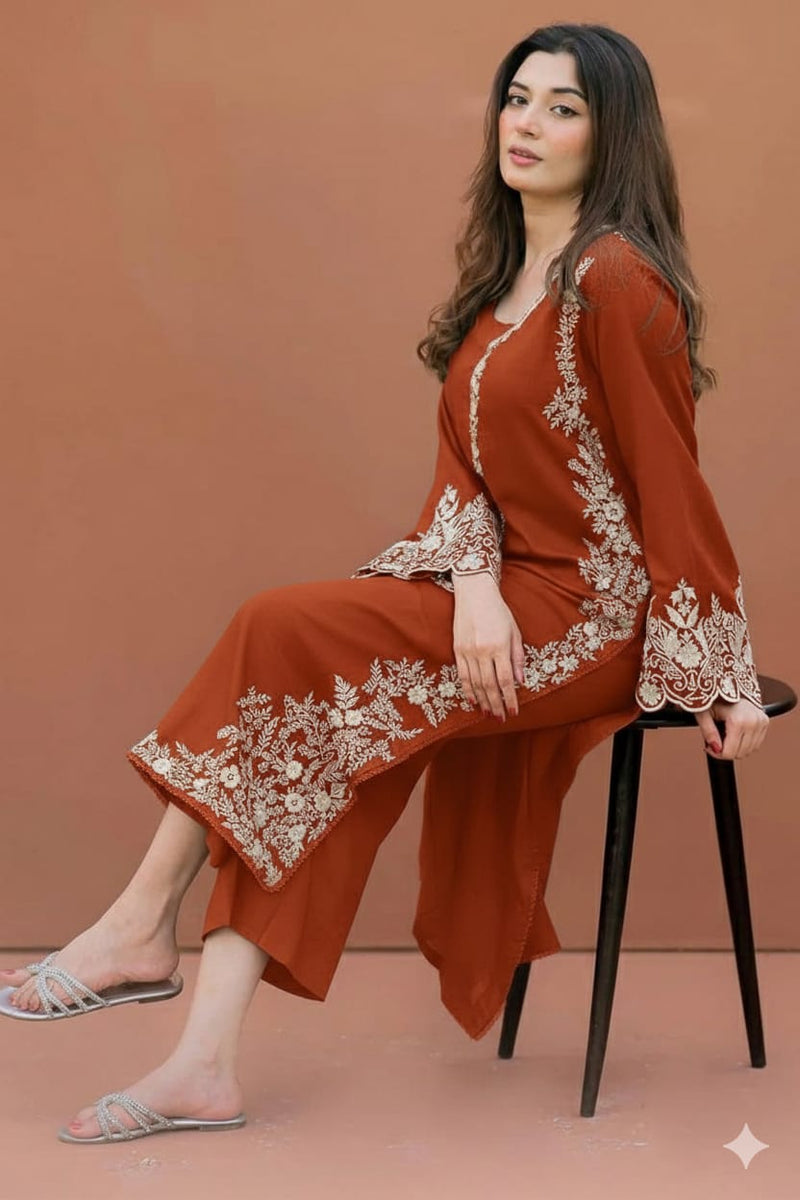 Unstitched LAWN EMBROIDERED 2pc 1602