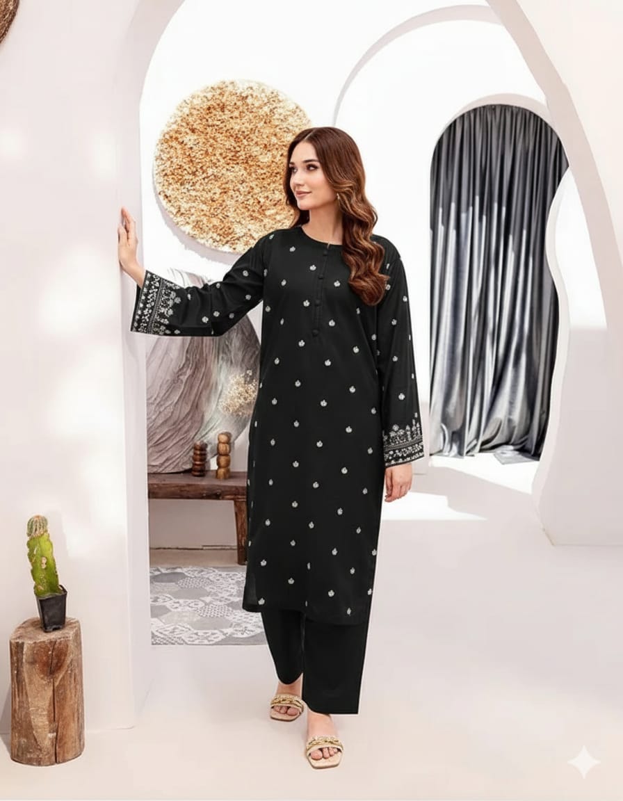 LAWN EMBROIDERED 2pc 1605
