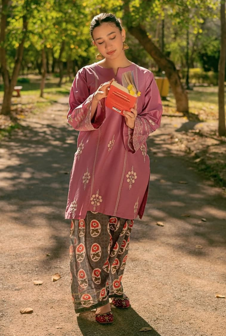 LAWN EMBROIDERED 2pc 1614