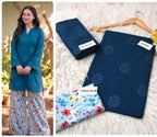 Lawn print 3pc unstitch - d1544