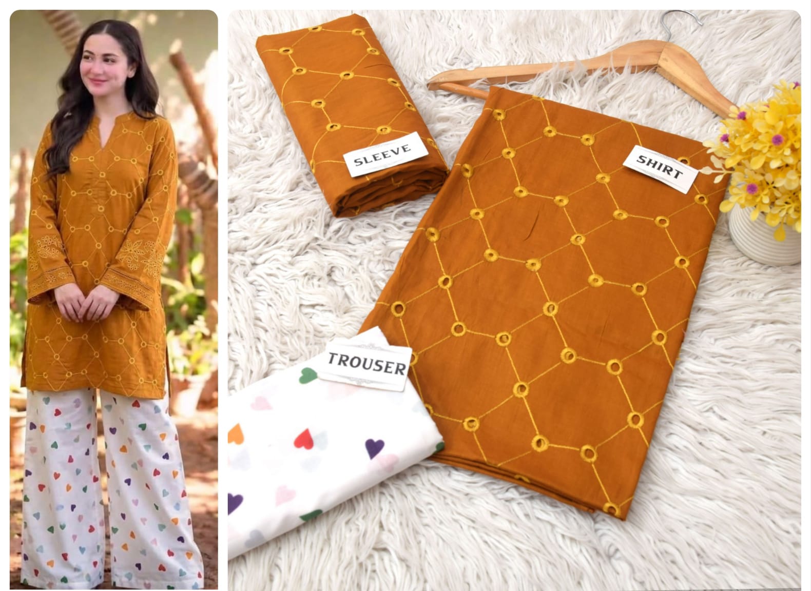 Lawn print 3pc unstitch - d1546