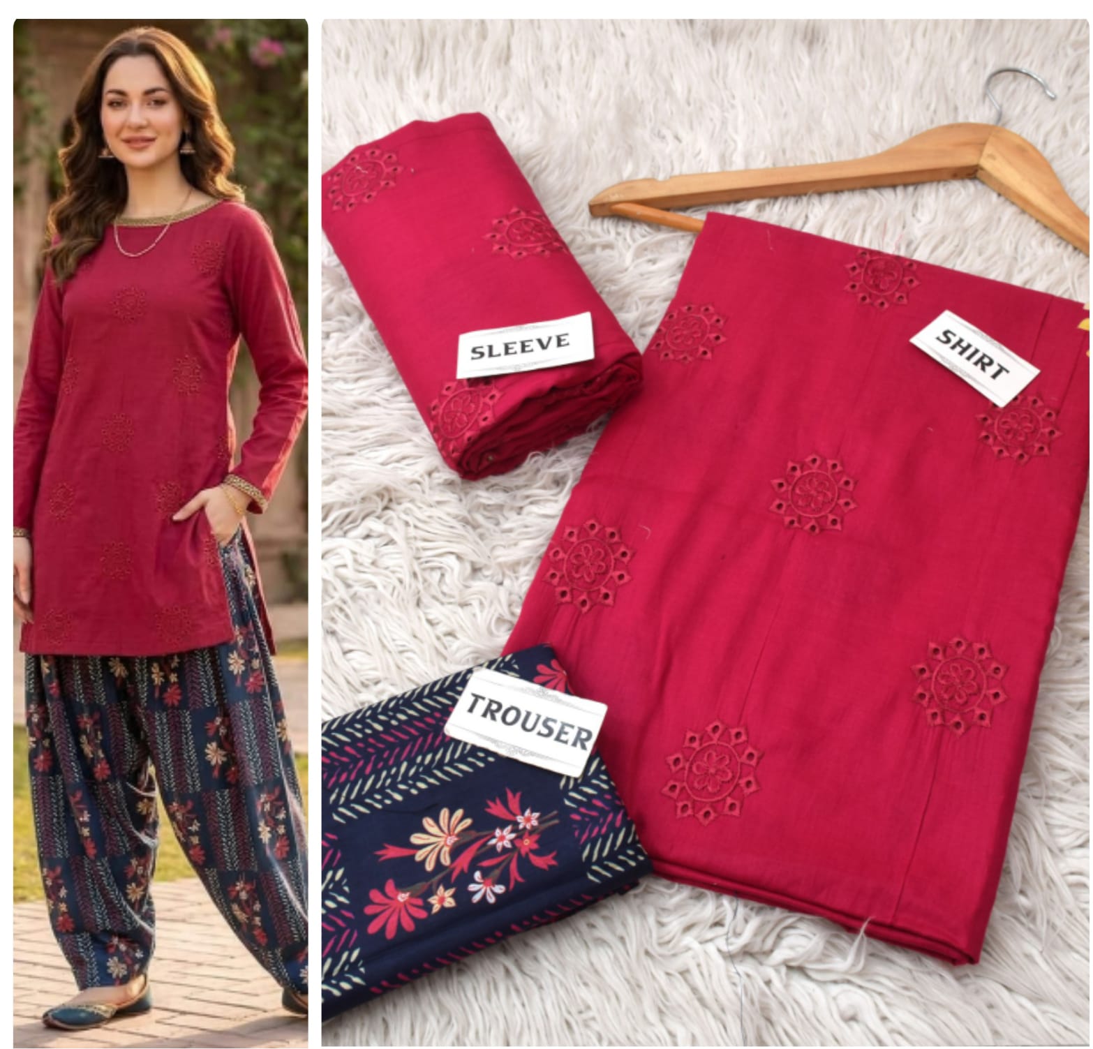 Lawn print 3pc unstitch - d1551