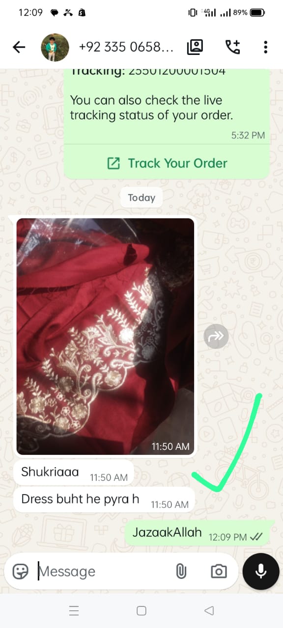WhatsApp customer review 9
