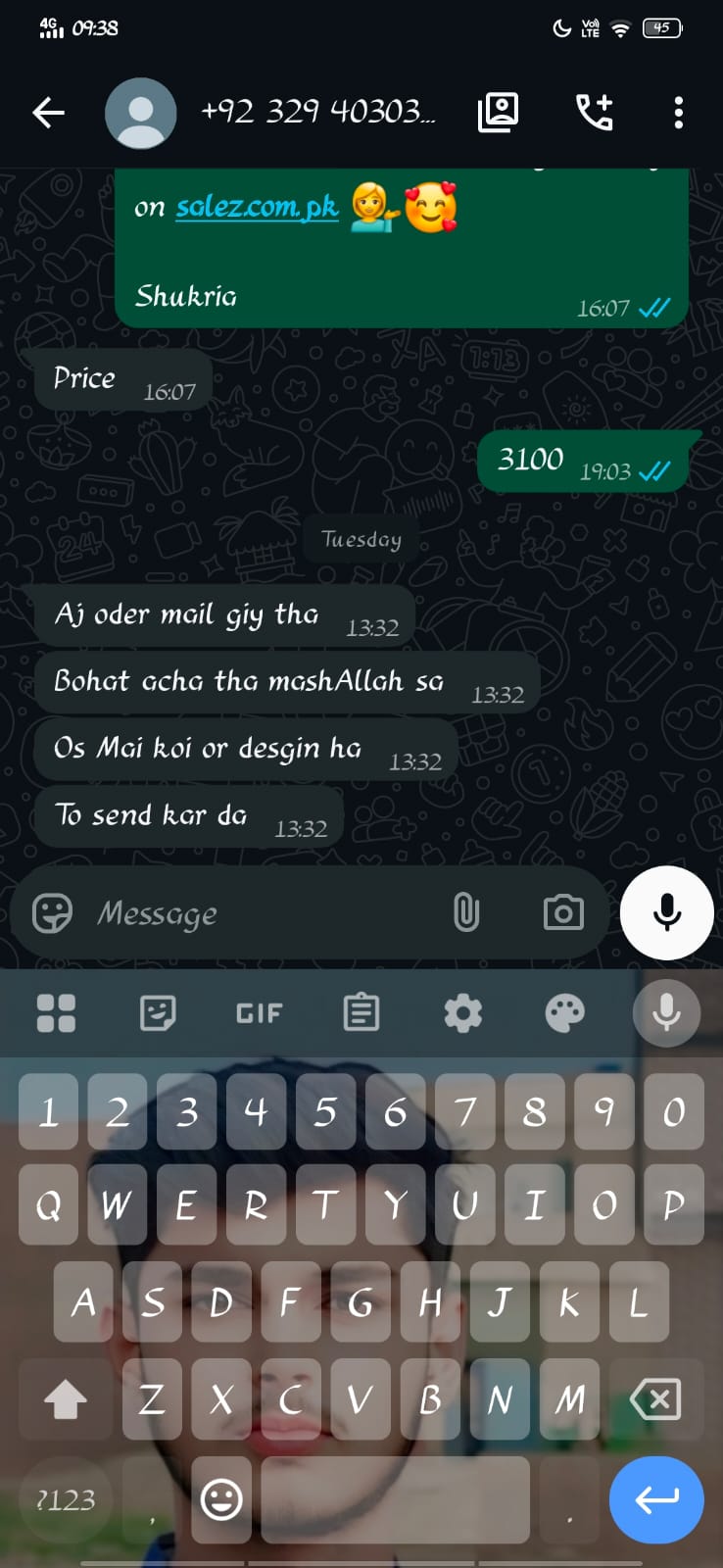 WhatsApp customer review 15