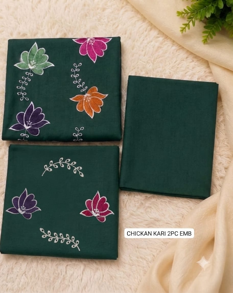 Bareeze lawn 2pc embroidery unstitch d1852
