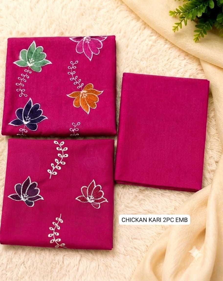 Bareeze lawn 2pc embroidery unstitch d1854