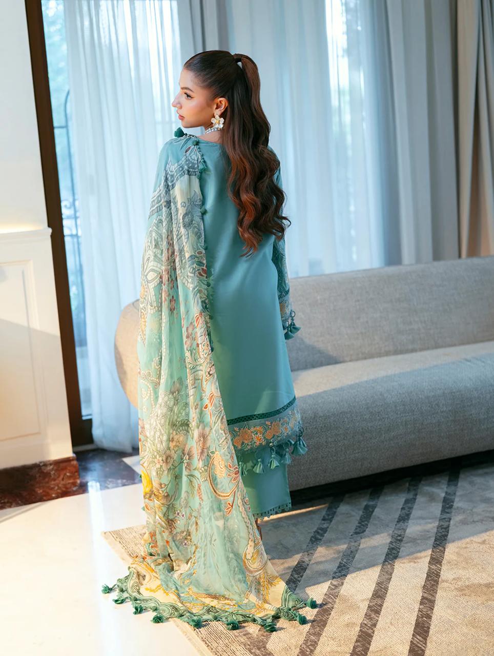 Ahmozi Presenting Jade Lawn Collection D-1730