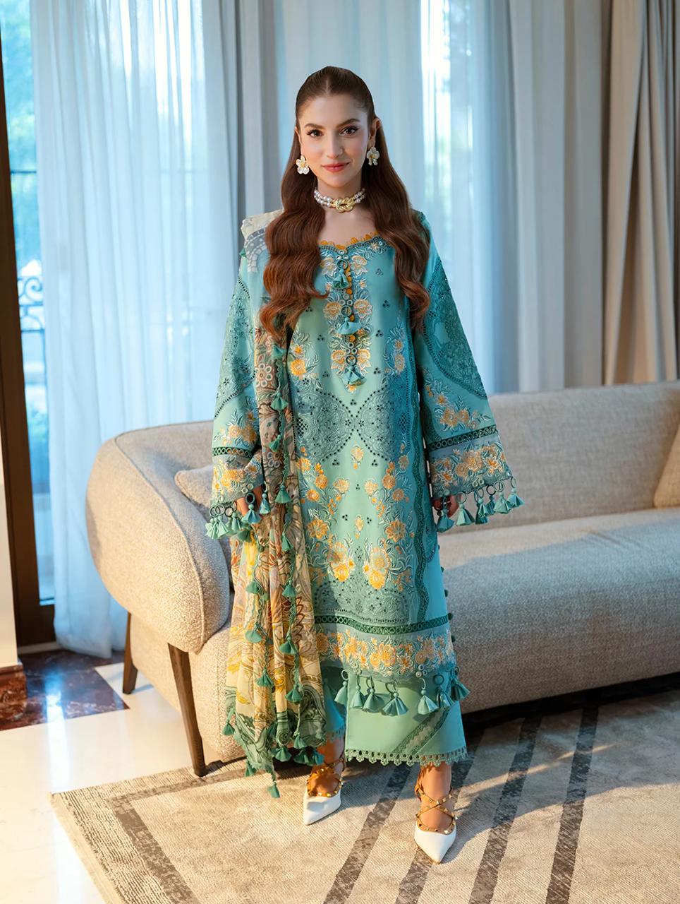 Ahmozi Presenting Jade Lawn Collection D-1730