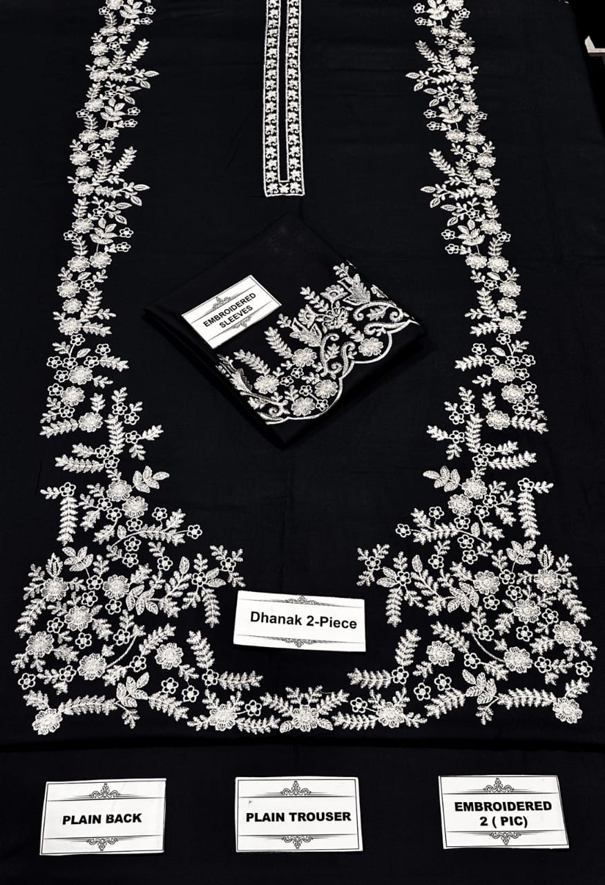 Urge Lawn Embroidered 2pc D1645 (black)