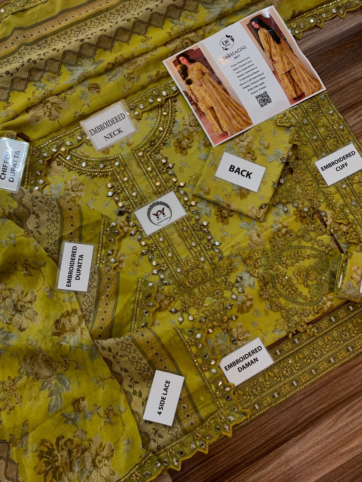 Mohagni Lawn 3pc Unstich D-1782