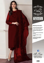 Baroque  Chiffon With Sequence Work D-1715