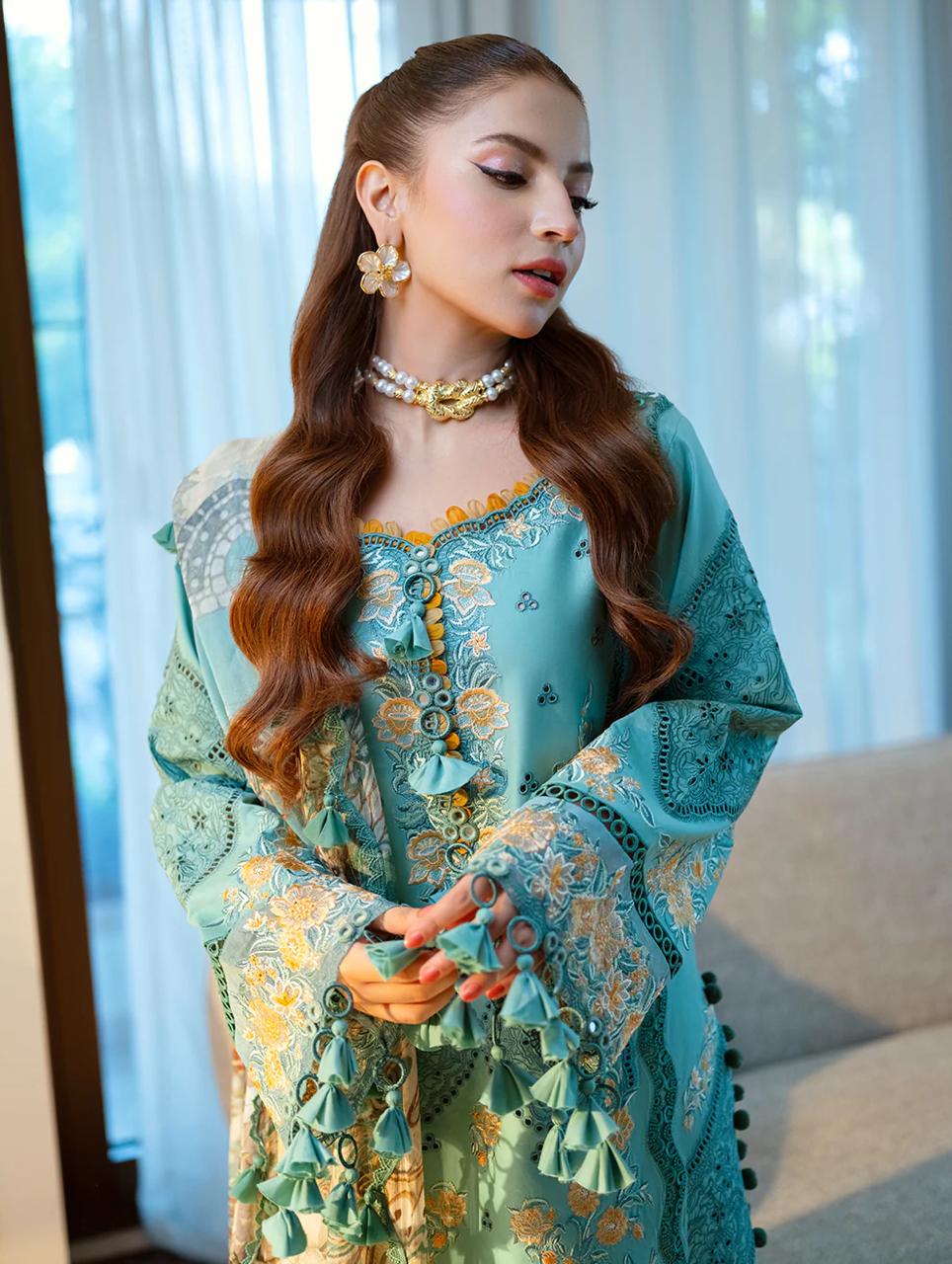 Ahmozi Presenting Jade Lawn Collection D-1730