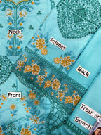 Ahmozi Presenting Jade Lawn Collection D-1730