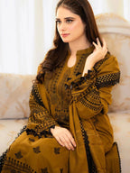 LIBAS  LAWN 3PC EMBROIDERED 1481