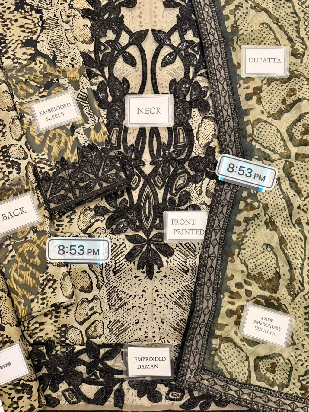 MARIA B Print Lawn embroidered 1672
