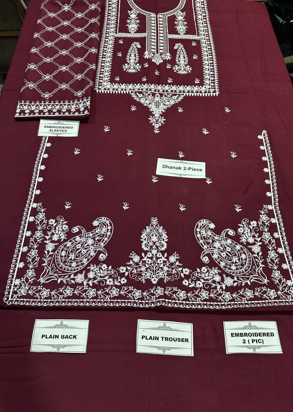 LAWN EMBROIDERED 2pc 1842