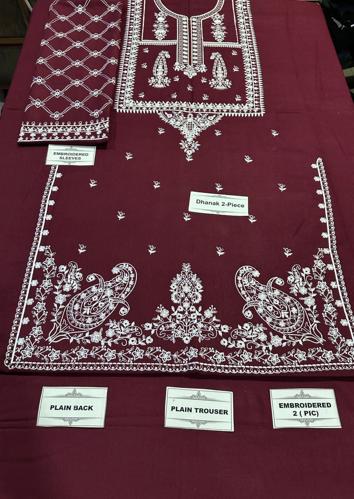 LAWN EMBROIDERED 2pc 1842