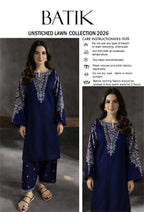 LAWN EMBROIDERED 2pc 1846