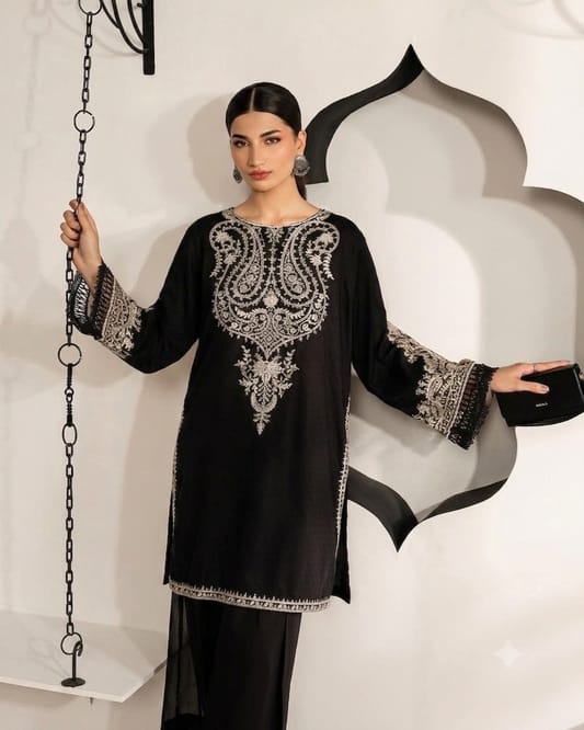 LAWN EMBROIDERED 2pc d 1557