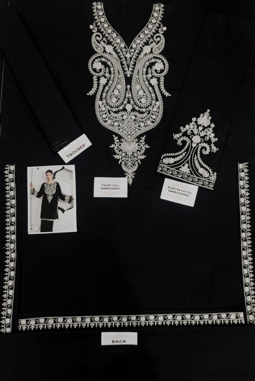 LAWN EMBROIDERED 2pc d 1557
