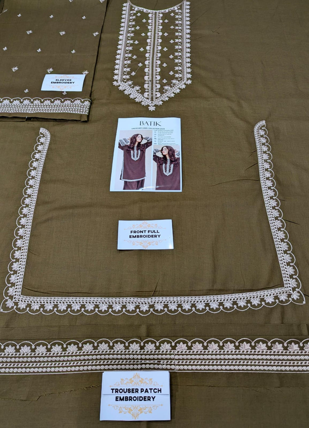 LAWN EMBROIDERED 2pc d 1558