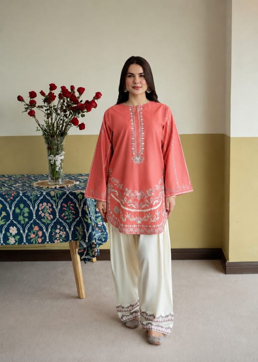 LAWN EMBROIDERED 2pc 1854