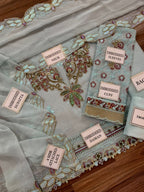 Neeshay Chiffon 3-Piece Suit D-1752