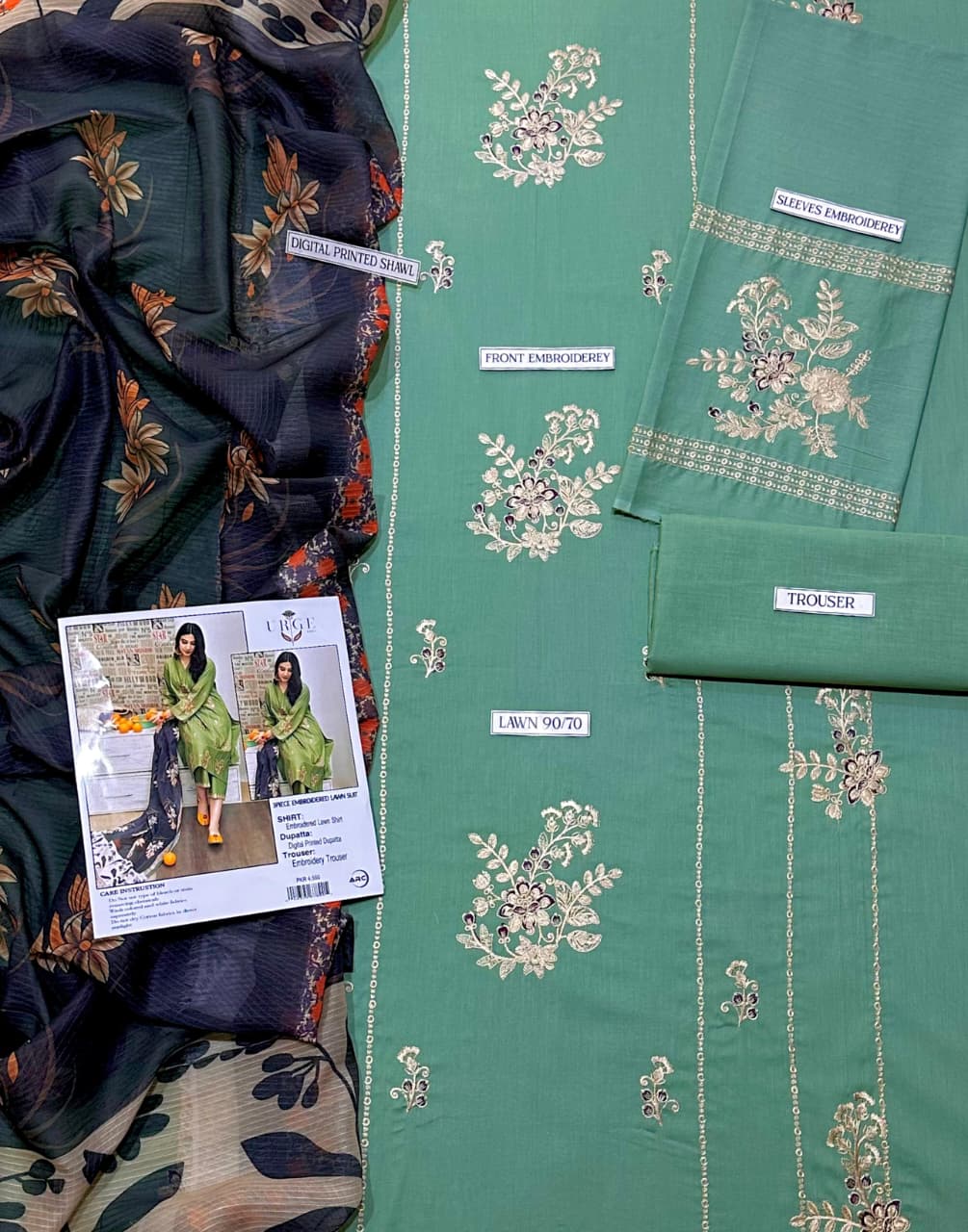 LAWN  Embroidered 1369