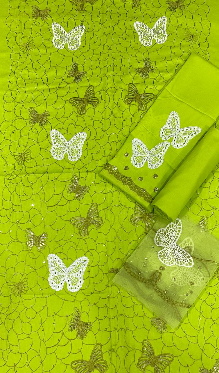 LAWN EMBROIDERED 2pc d 1602