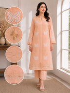 LAWN EMBROIDERED 2pc d 1604