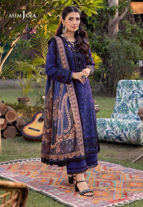 LIBAS  LAWN 3PC EMBROIDERED 1499