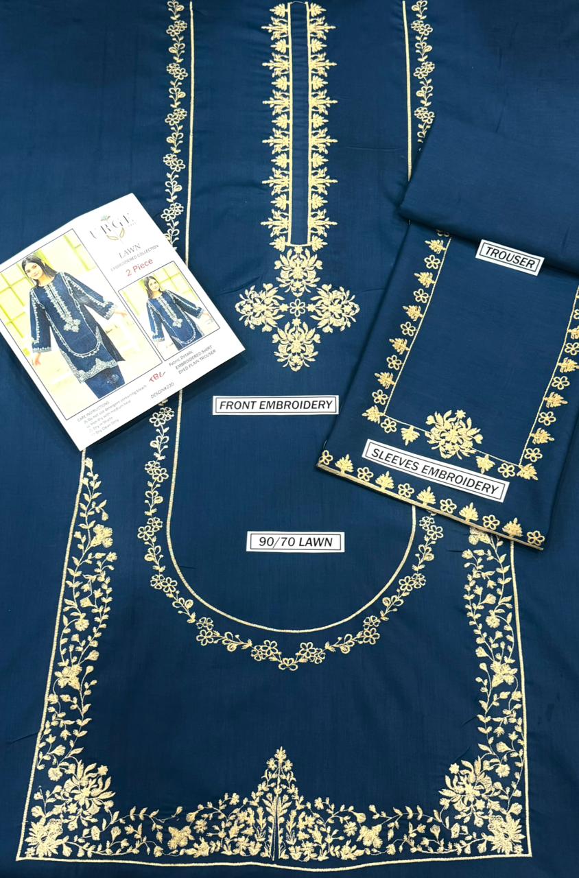 LAWN EMBROIDERED 2pc 1420