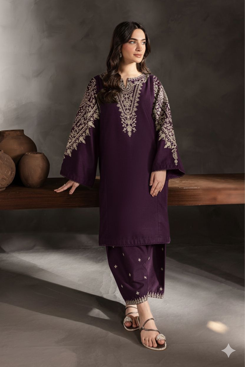 LAWN EMBROIDERED 2pc 1475