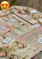 Crimson chikankari lawn 1340