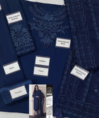 Baroque  Chiffon With Sequence Work D-1714