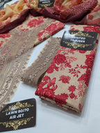 Maria b Lawn 3pc Unstich D-1781