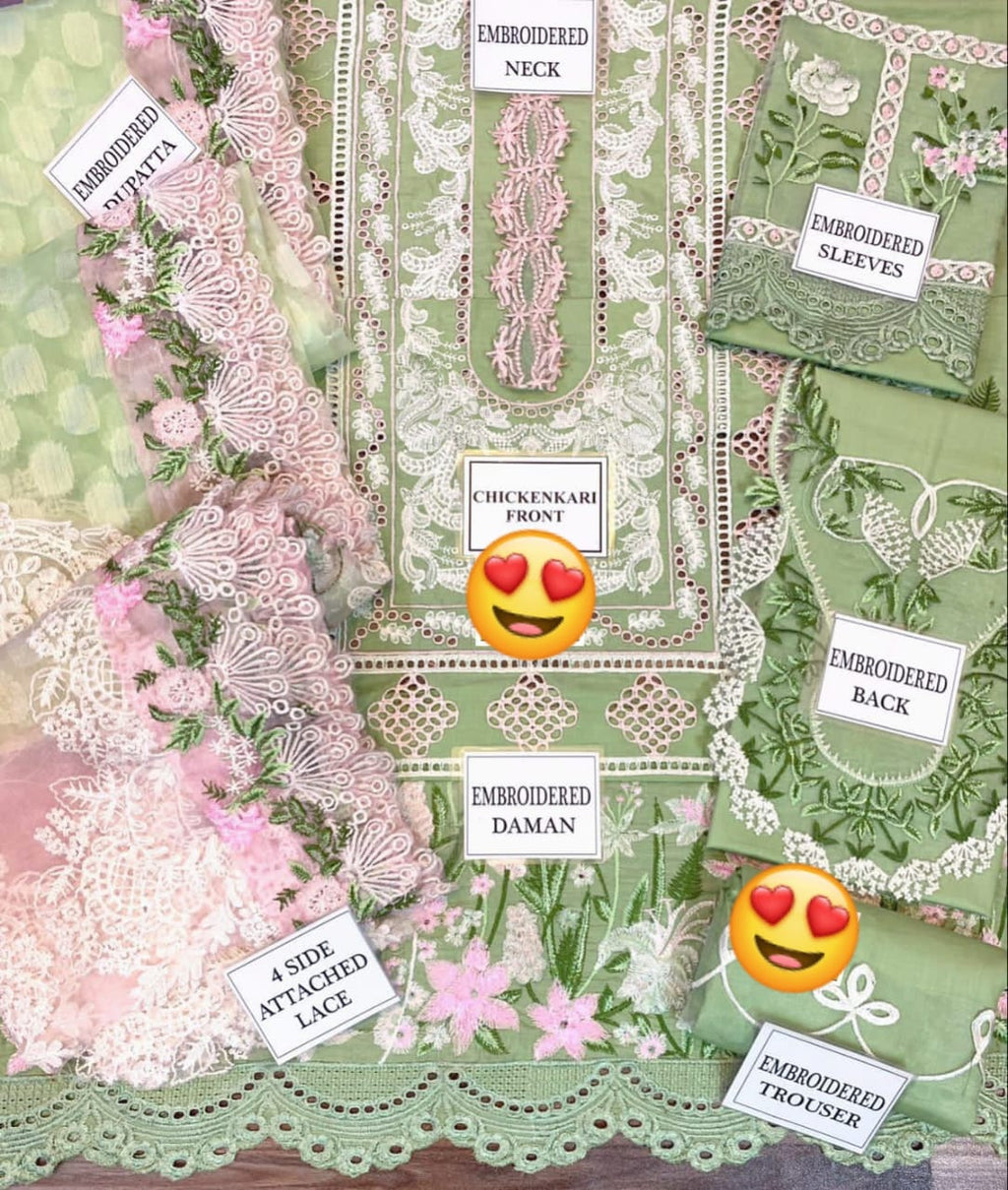 LUXURY  Chikankari Lawn 1345