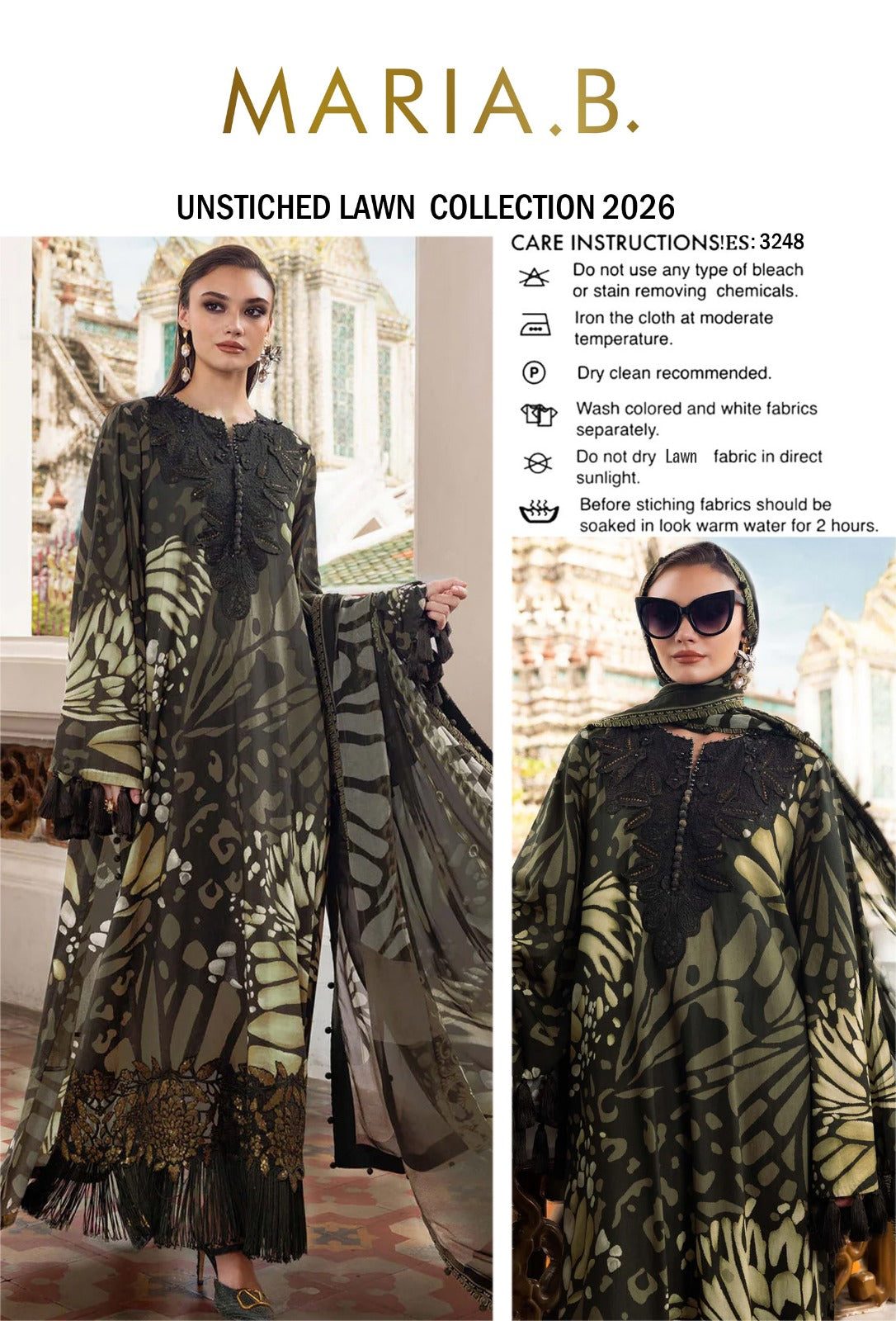 Lawn Print 3pc D-1718