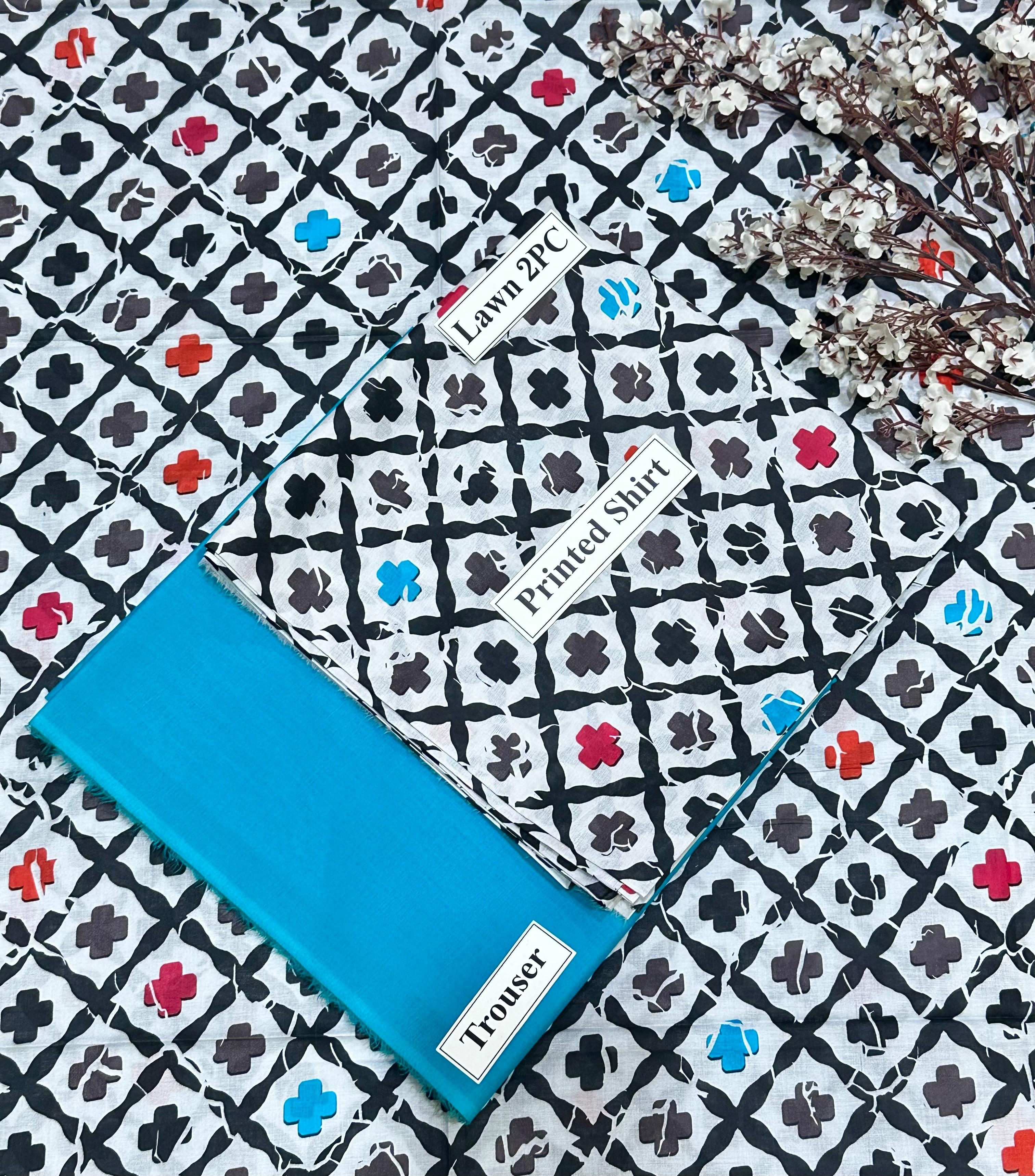 LAWN PRINTED COLLECTION BONANZA 2PC 1449