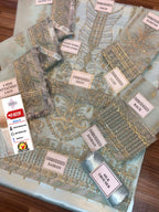 GULAAL ORGANZA EMBROIDERED D-1707