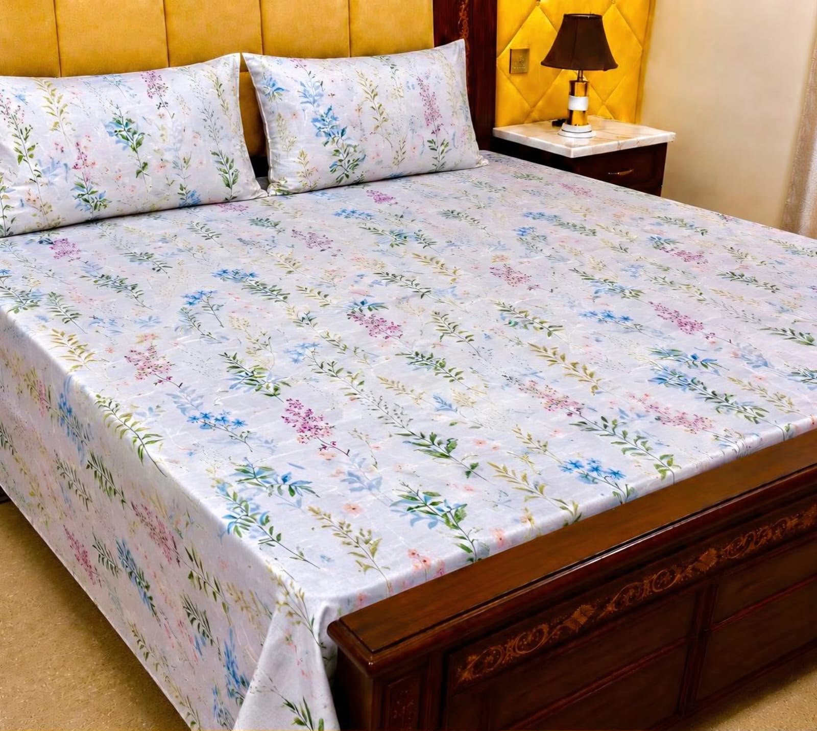 Cotton 3pc bedsheet king size bd 5012