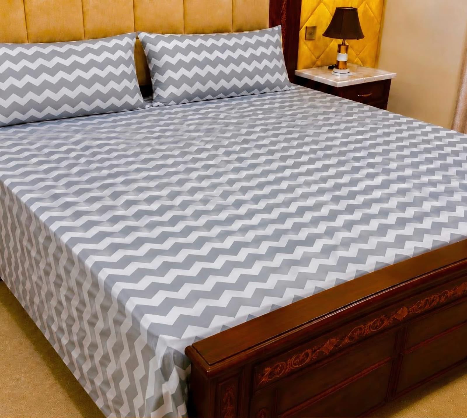 Cotton 3pc bedsheet king size bd 5015