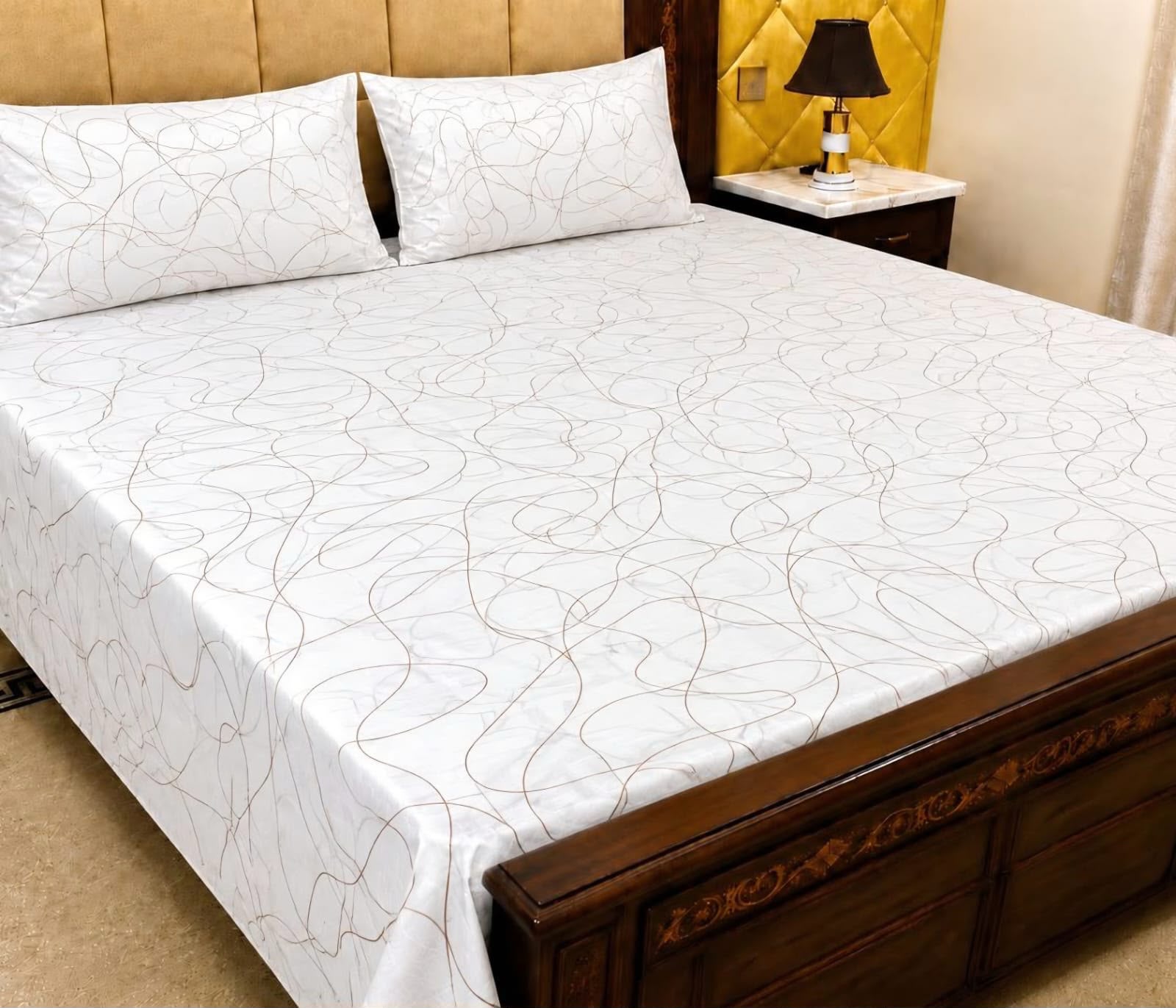 Cotton 3pc bedsheet king size bd 5016