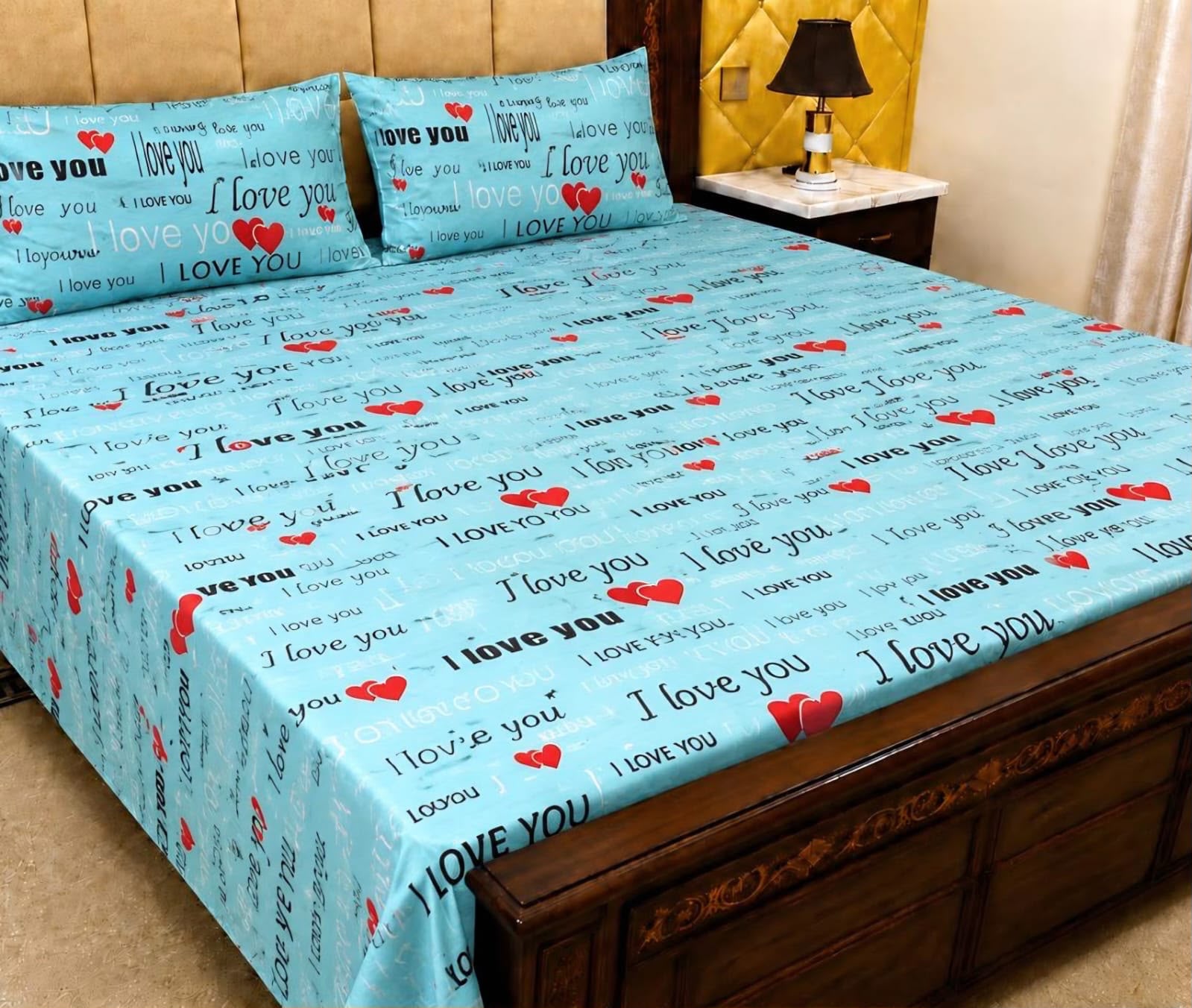 Cotton 3pc bedsheet king size bd 5020
