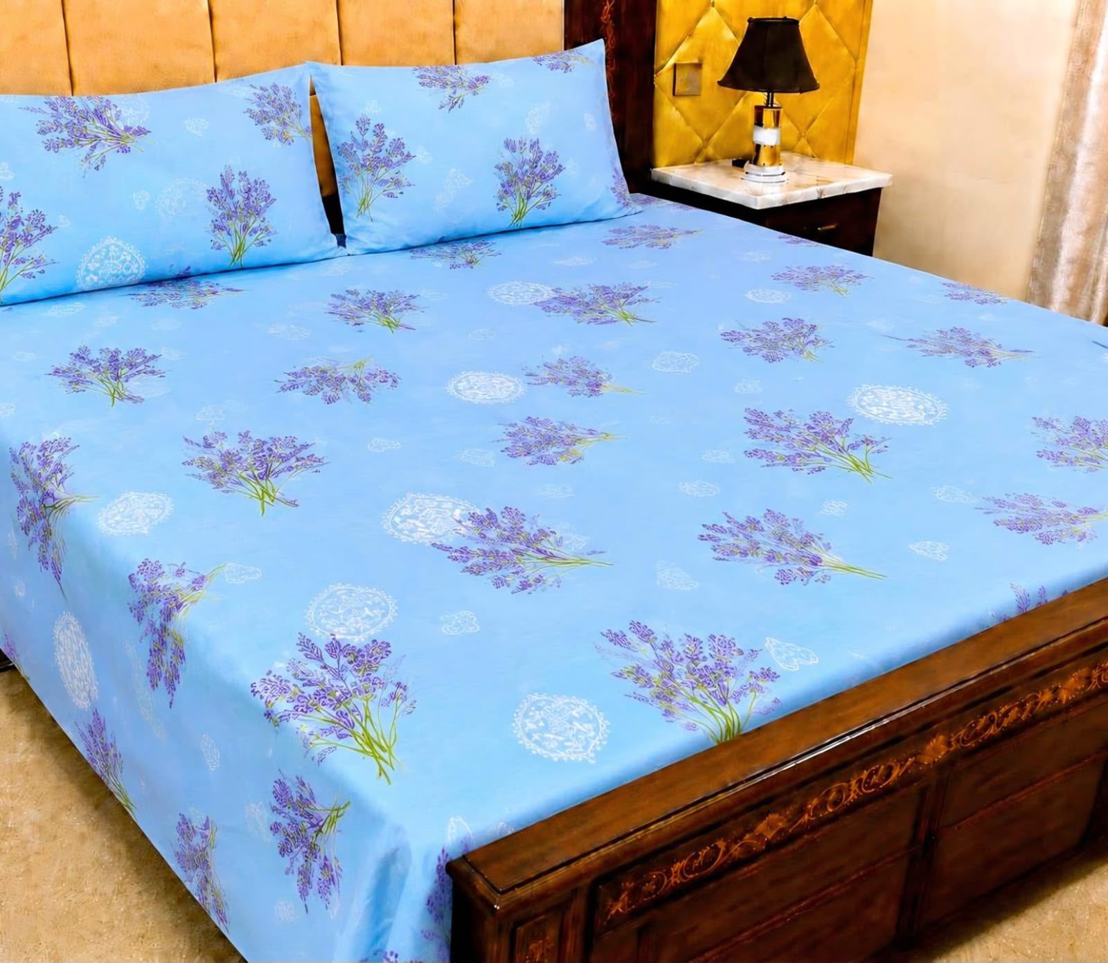 Cotton 3pc bedsheet king size bd 5022