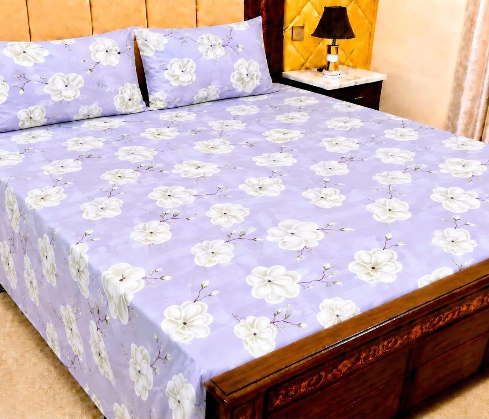 Cotton 3pc bedsheet king size bd 5027