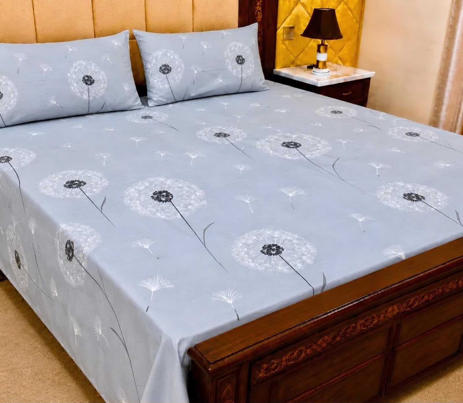 Cotton 3pc bedsheet king size bd 5029