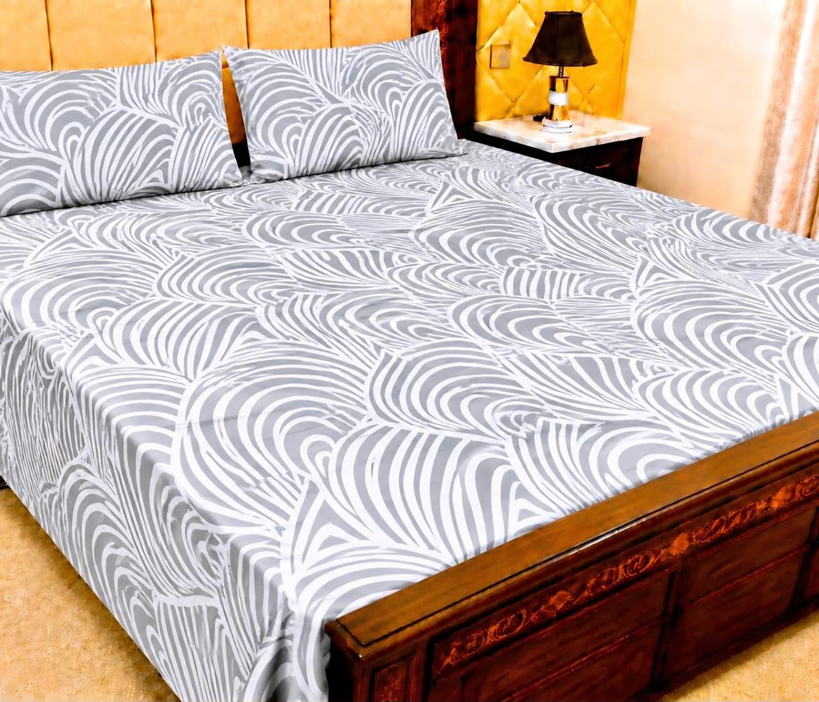 Cotton 3pc bedsheet king size bd 5031