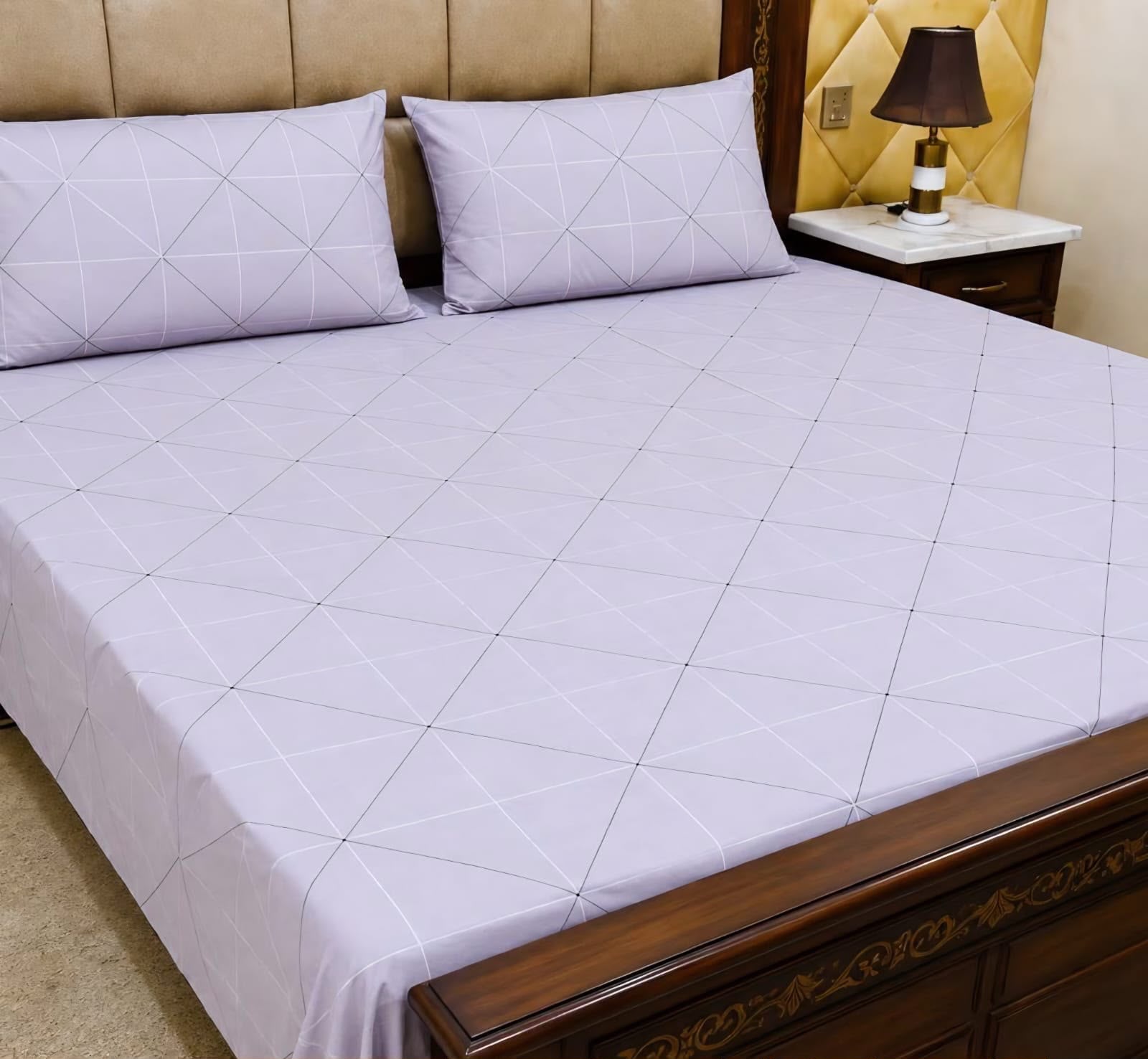 Cotton 3pc bedsheet king size bd 5033